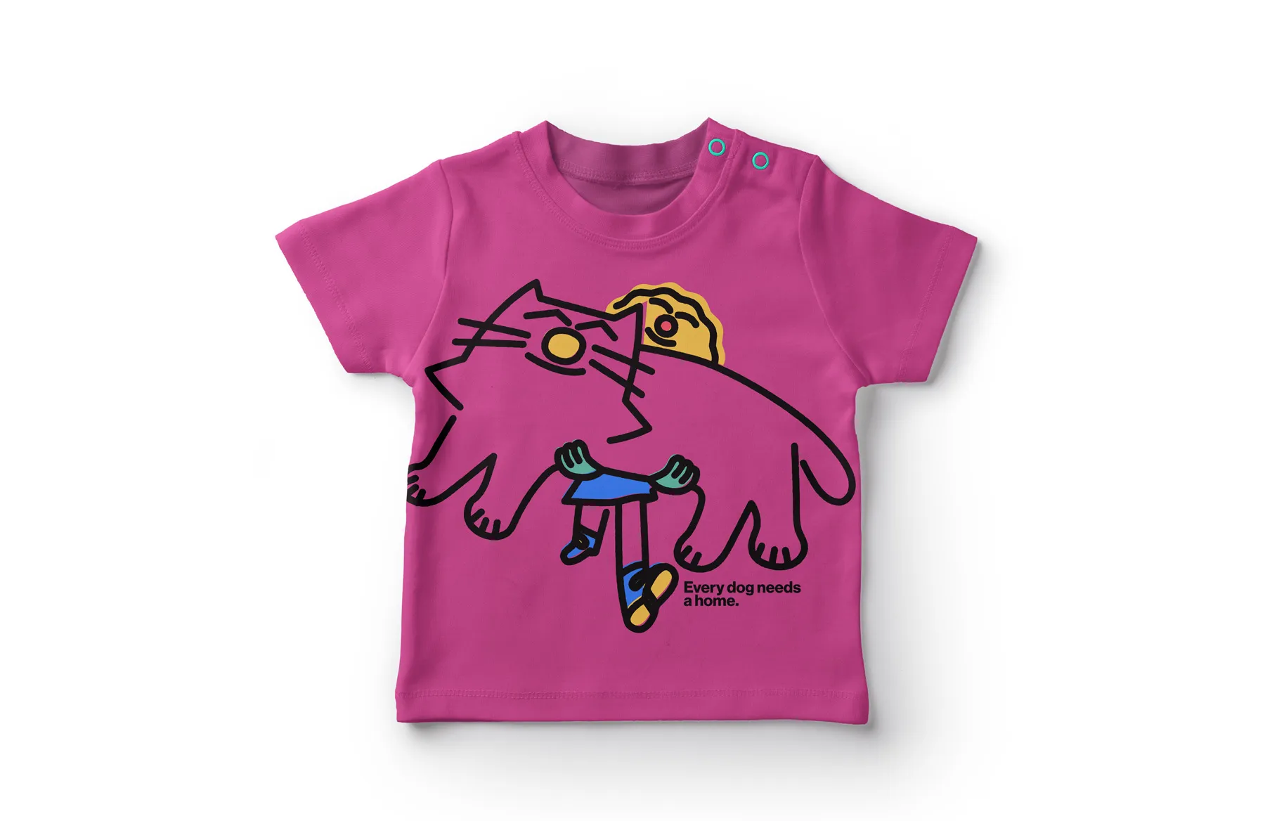 dogmountainBaby-T-Shirt-Mockup